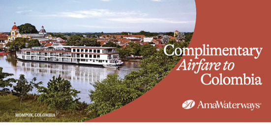 AMAWaterways - Complimentary Airfare to Colombia